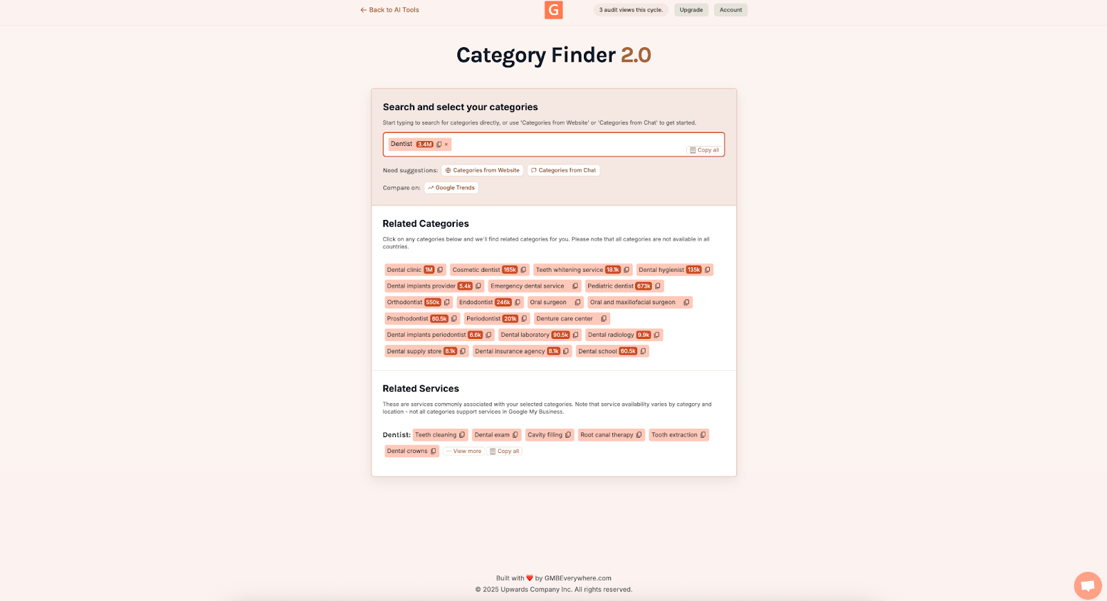 Screenshot showing Visuals and Freshness audit