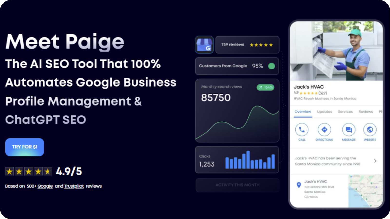 Paige AI GBP Manager screenshot