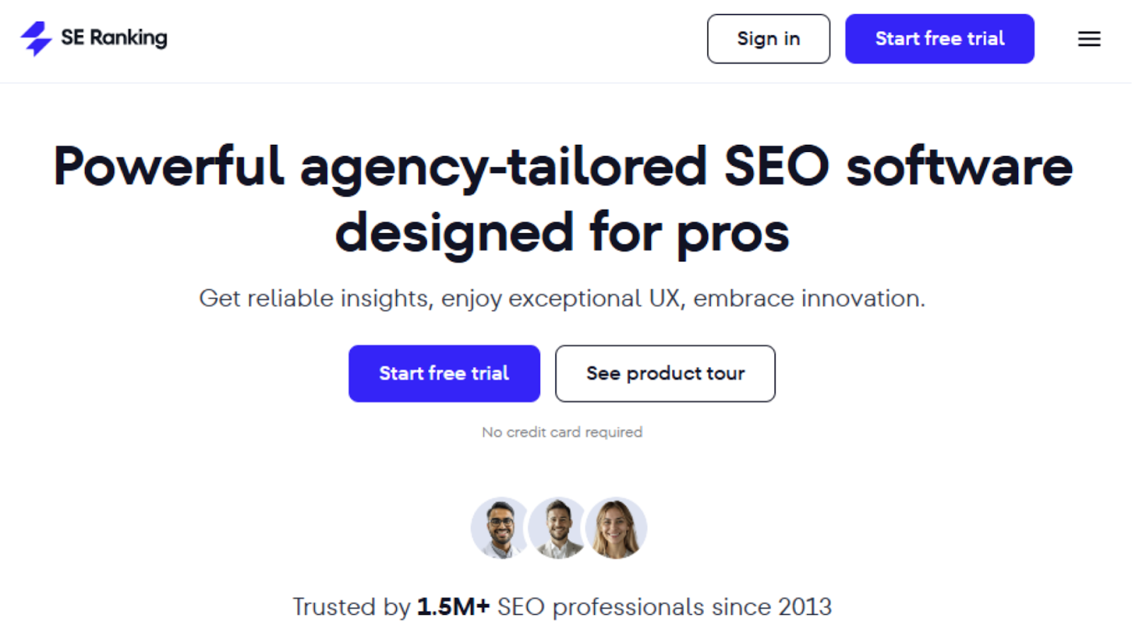 SE Ranking screenshot