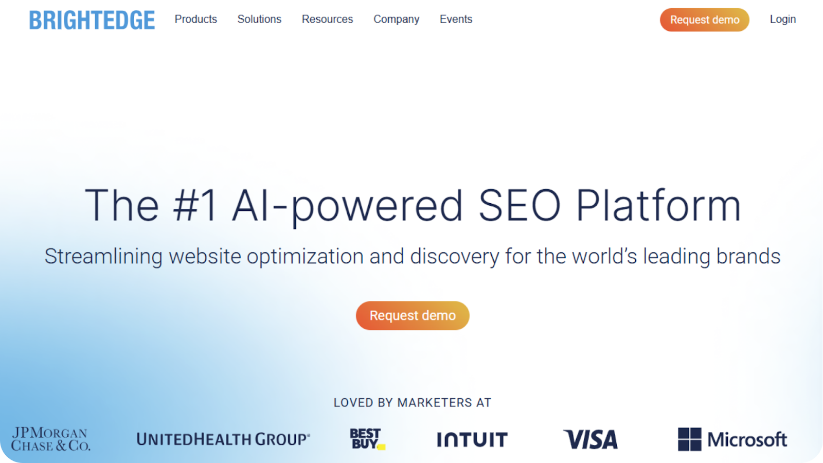 BrightEdge screenshot